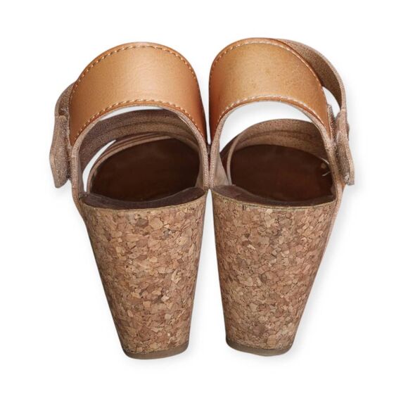 BLOWFISH MALIBU TAN WEDGE SANDAL SZ.7.5 GUC. - Picture 5 of 9